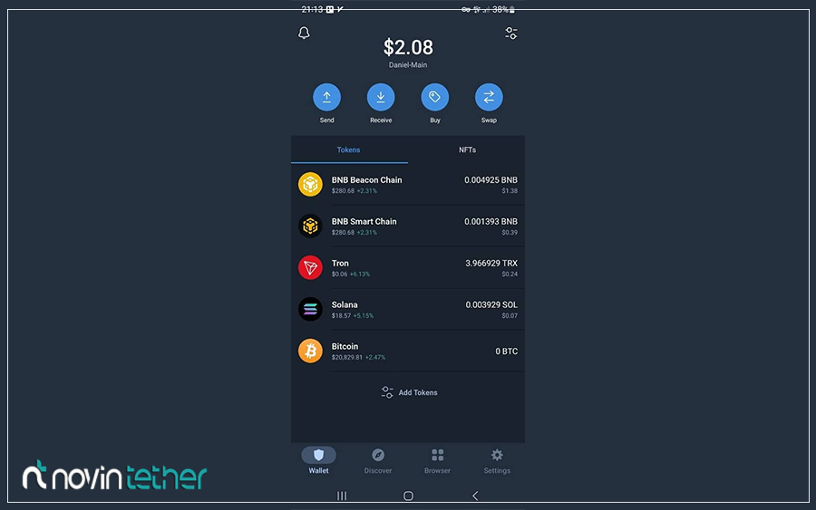 نحوه ی خرید و فروش ارز دیجیتال در تراست ولت با کارت اعتباری