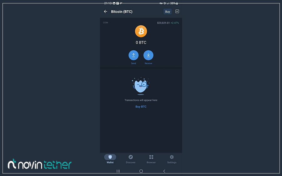 نحوه ی خرید و فروش ارز دیجیتال در تراست ولت با کارت اعتباری
