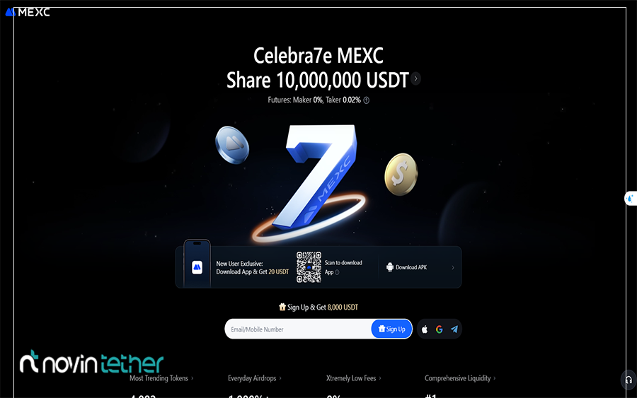 صرافی MEXC از بهترین سایت خرید و فروش ارز دیجیتال